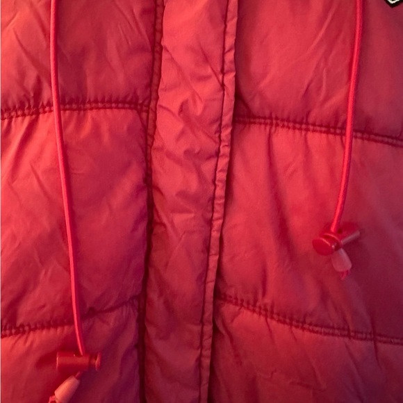 American Eagle Pink Puffer Jacket- Large women’s - Picture 3 of 10